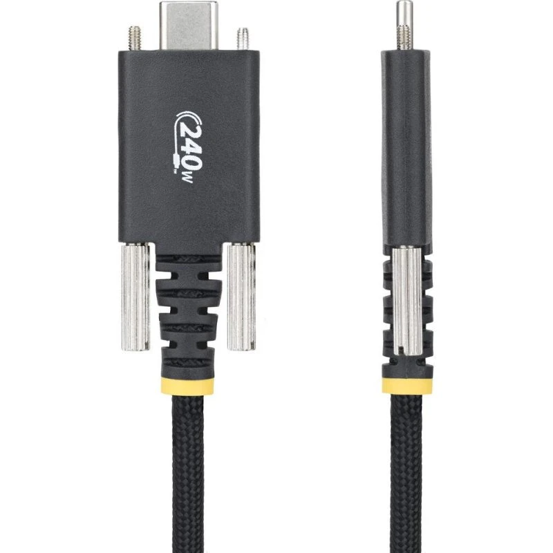 StarTech 2 m USB-C kabel 240W med lås (PD 3.1)