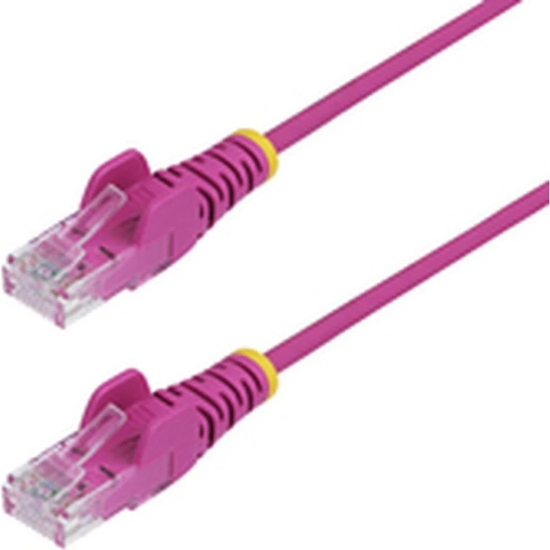 StarTech Slim Cat6 Patchkabel 10 m - Pink, LSZH, Snagless