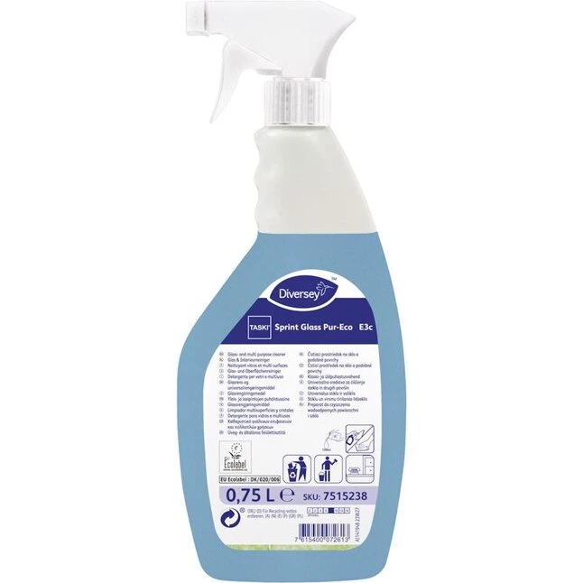 Diversey TASKI Sprint Glass Pur-Eco E3c 750 ml, 6 stk