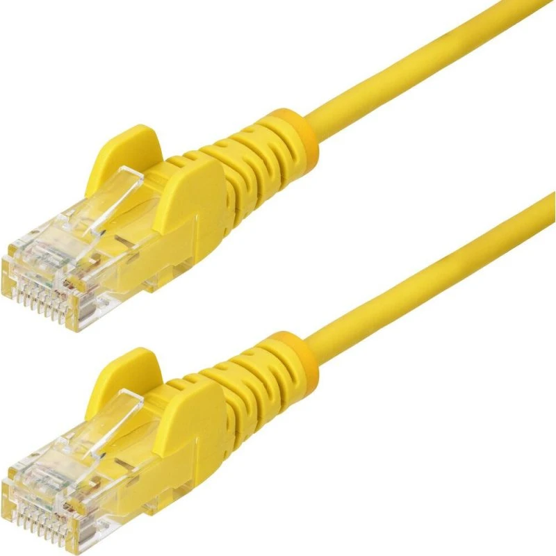 StarTech Slim CAT6 patchkabel 3 m – gul, RJ45, LSZH
