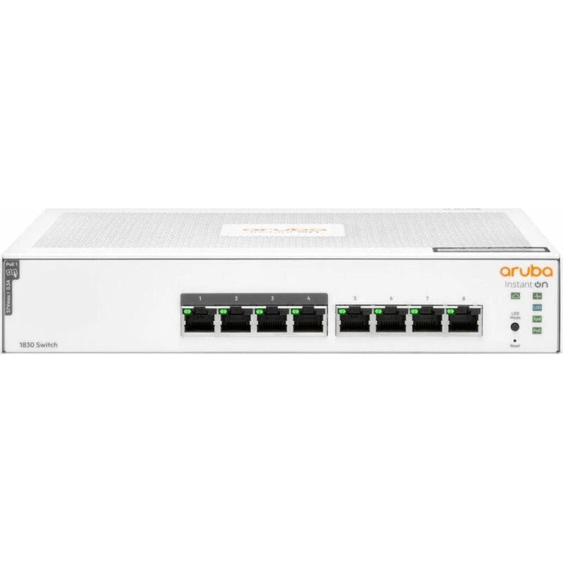 HPE Aruba Instant On 1830 8G PoE+ (4x PoE) 65W
