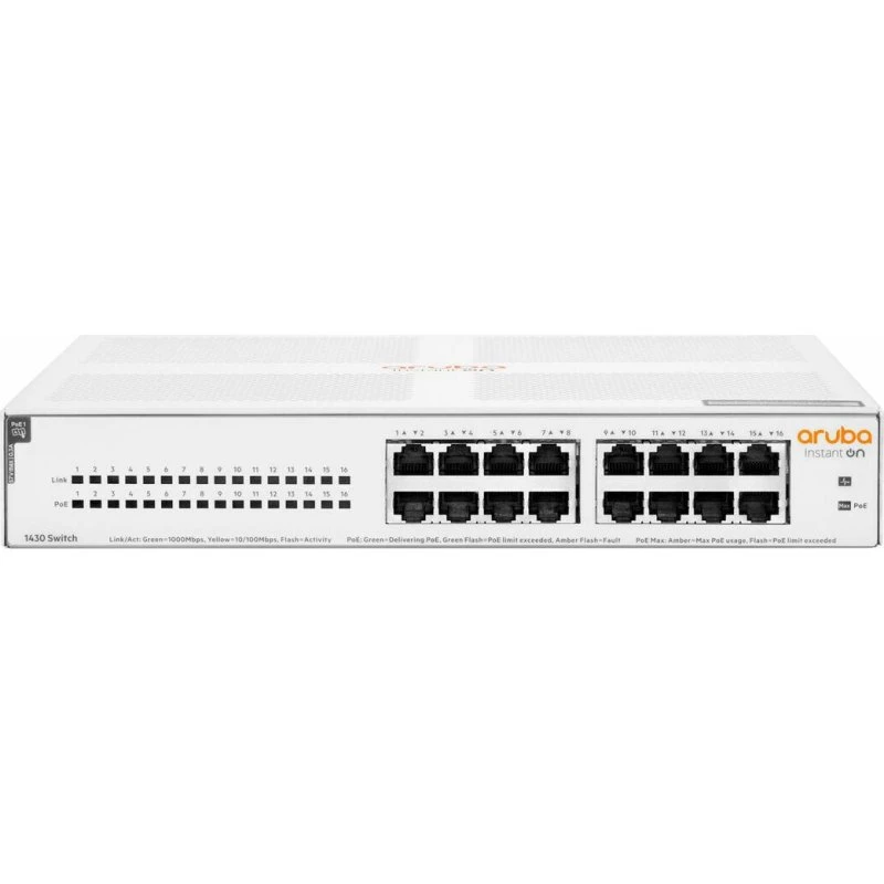 HPE Aruba Instant On 1430 16-port Gigabit PoE (124W)
