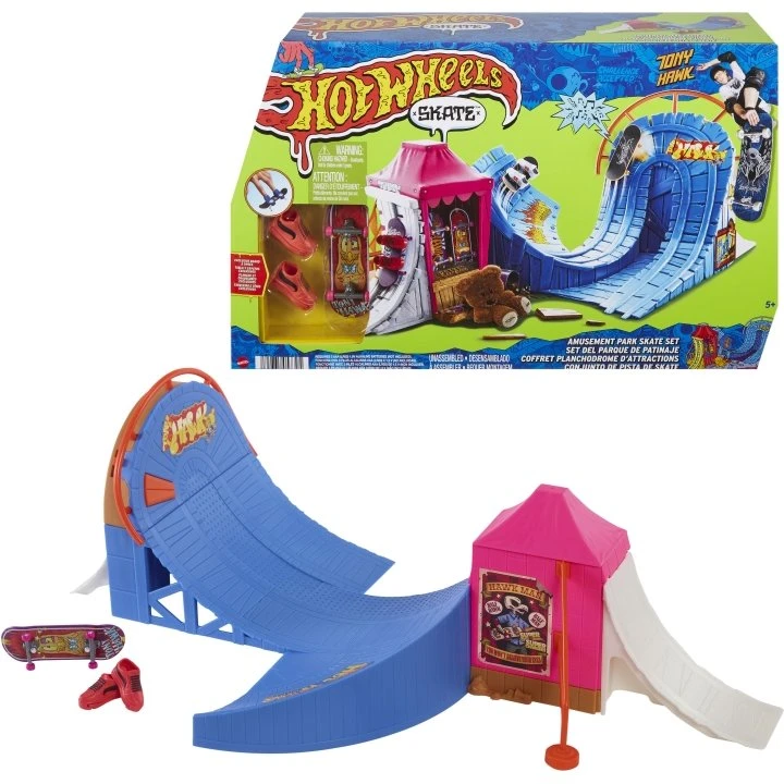 Hot Wheels Skate Forlystelsespark - Fingerboard sæt