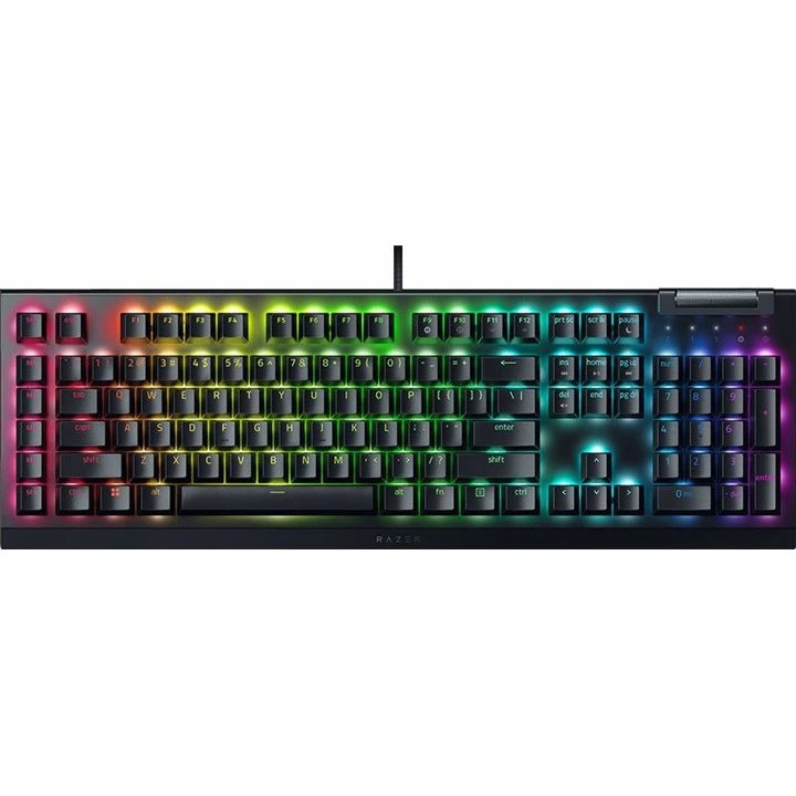 Razer BlackWidow V4 X Mekanisk Gaming Tastatur (US, Green)