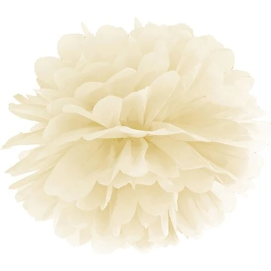 Pom Pom Creme silkepapir 35 cm