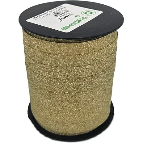 Gavebånd 10 mm x 25 m – guld glimmer