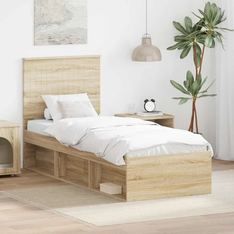 Sengestel Sonoma eg 75x190 cm i massivt fyrretræ