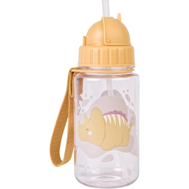 SARO BABY Drikkedunk med sugerør - Mustard