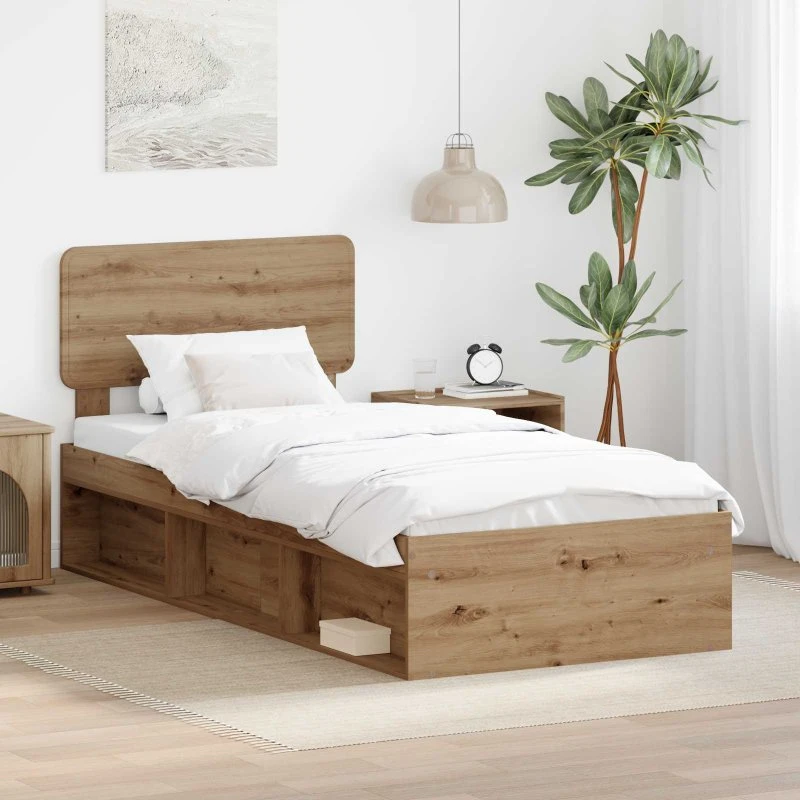 Sengestel Artisan eg 75x190 cm i massivt fyrretræ