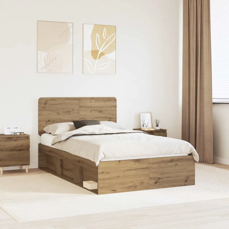 Sengestel Artisan eg 135x190 cm – massivt fyrretræ