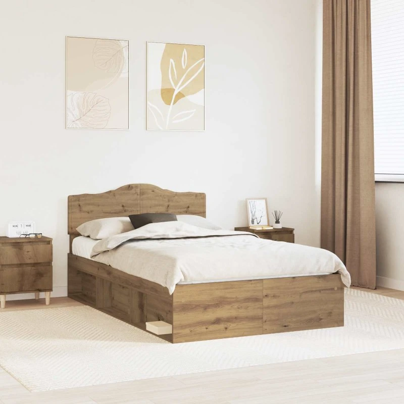 Sengestel Artisan eg 120x190 cm - Massiv fyrretræ