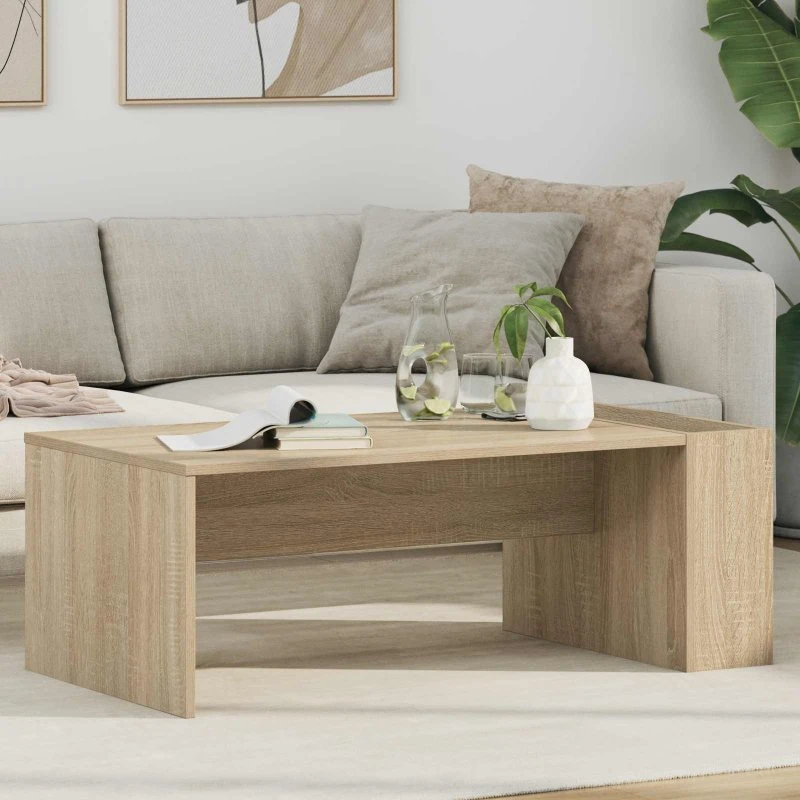 Sofabord Sonoma eg 95x50x34 cm – konstrueret træ