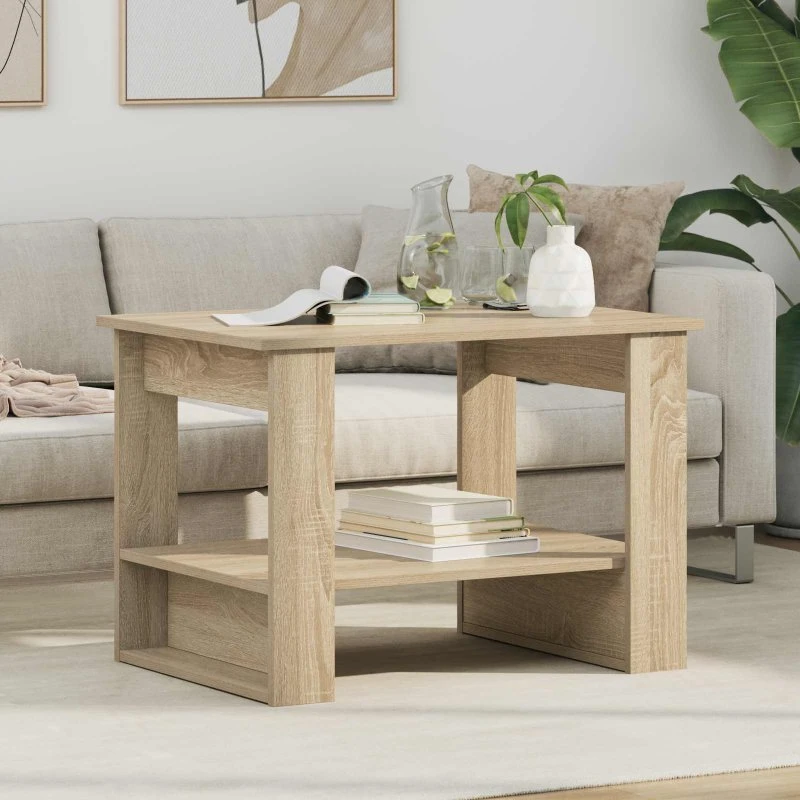 Sofabord Sonoma eg 72x50x50 cm – konstrueret træ
