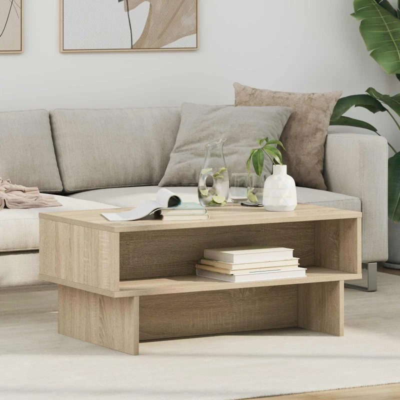 Sofabord Sonoma eg 80x46x35 cm – konstrueret træ