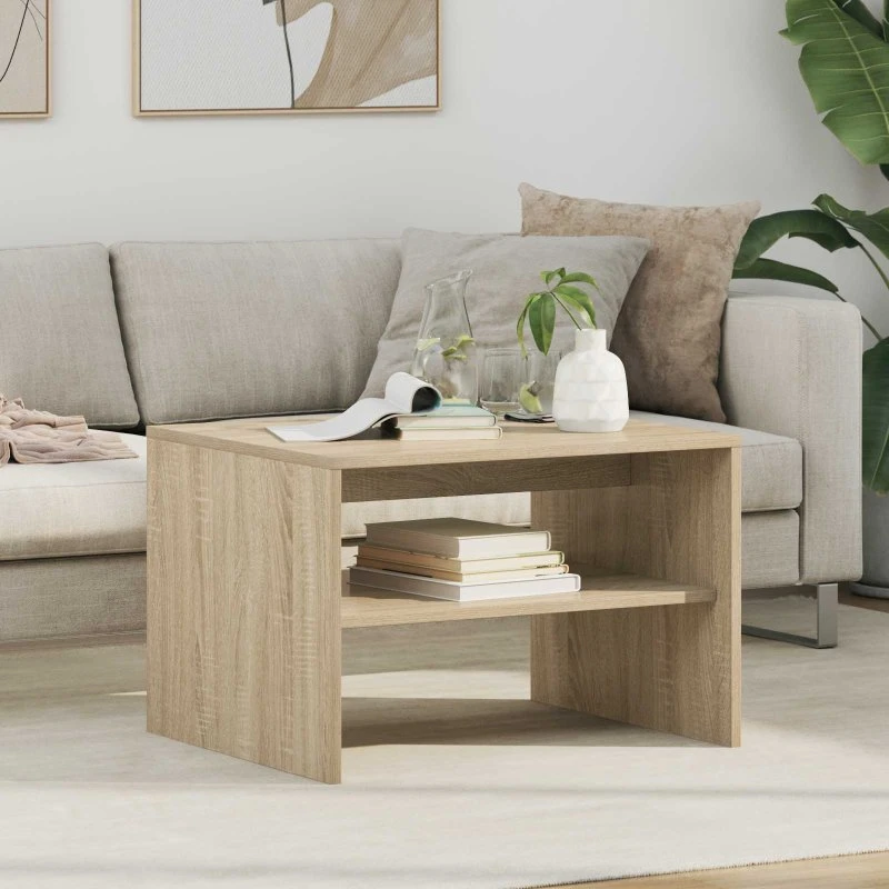 Sofabord Sonoma eg 60x50x40 cm – Konstrueret træ