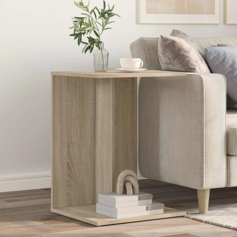 Sidebord Sonoma eg 45x40x62,5 cm – konstrueret træ