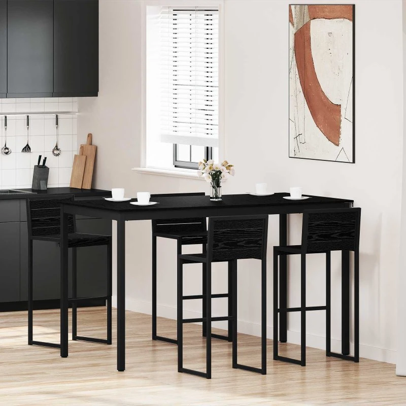 Spisebord i konstrueret træ – rektangulært, moderne design