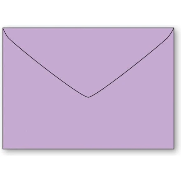 Papperix C7 kuverter 5-pak – lyslilla (114×81 mm)