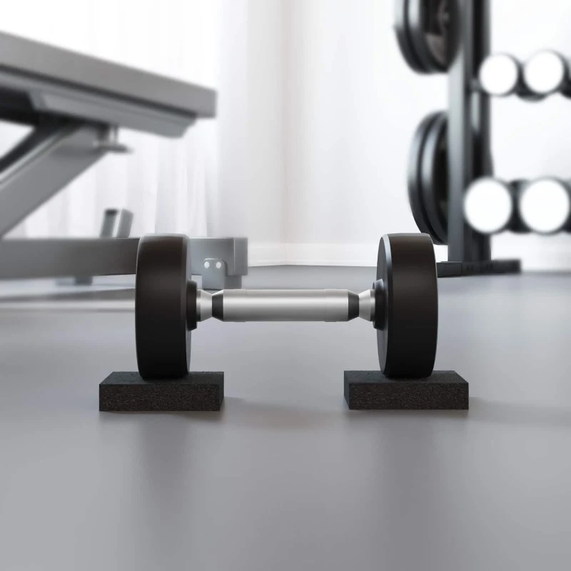 Gummipude 25 stk, sort 9×6×2 cm – skridsikker beskyttelse