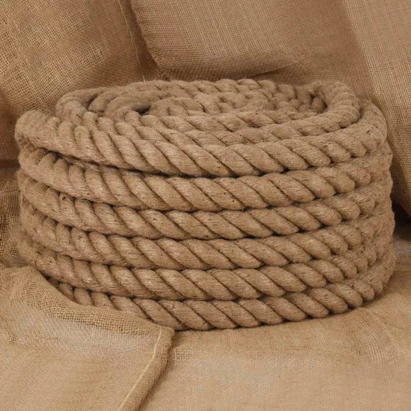 vidaXL jutereb 10 m x 40 mm – 100% jute