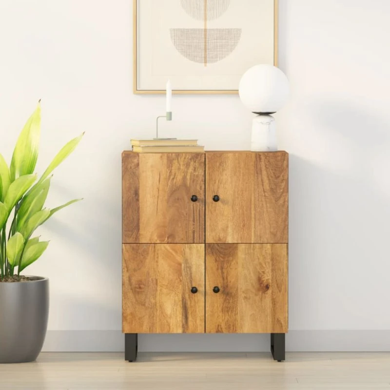 vidaXL skænk 4 låger 60x33x75 cm – massivt mangotræ