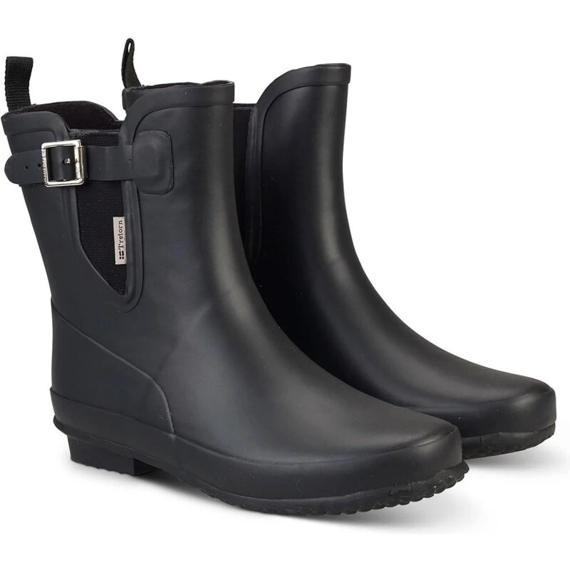 Tretorn Nicole gummistøvle, sort (fleece)