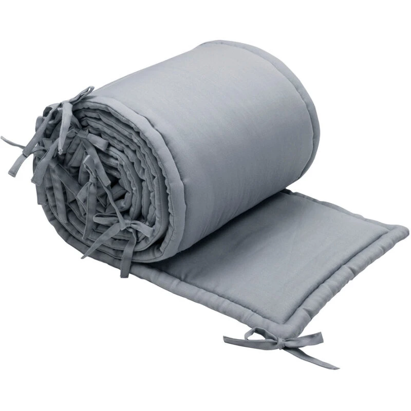 Müsli By Green Cotton sengerand 360x32 cm – Blå