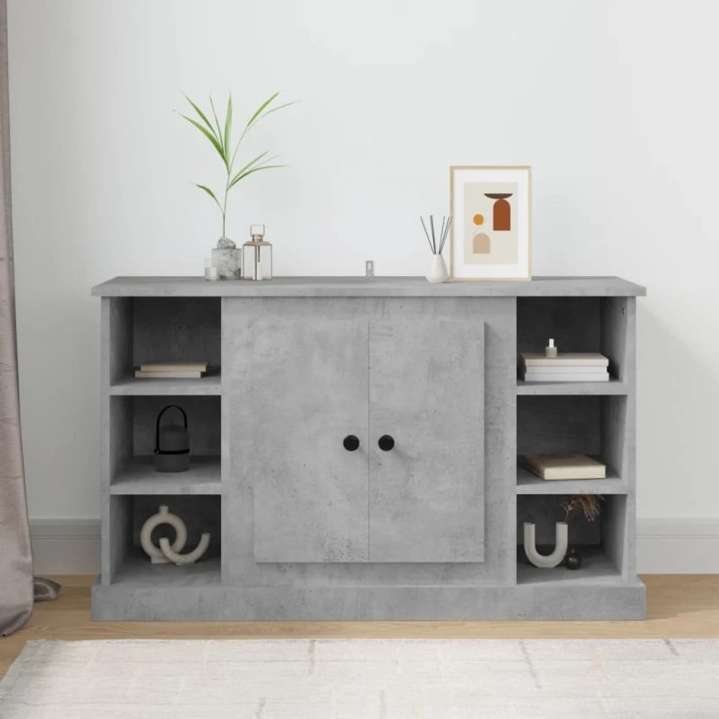 vidaXL skænk 100x35,5x60 cm konstrueret træ - betongrå