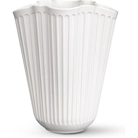 Kähler Hammershøi Unfold Vase, Hvid 16,5 cm