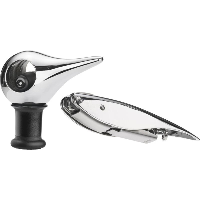 Zone Rocks proptrækker og vinprop, stål