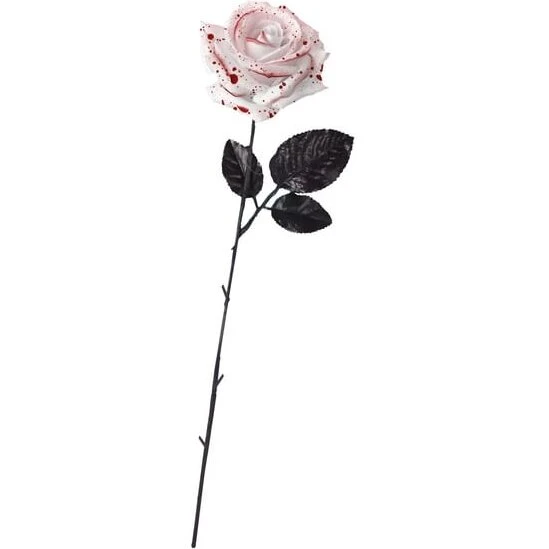Uden mærke Hvid blodig rose, 42 cm