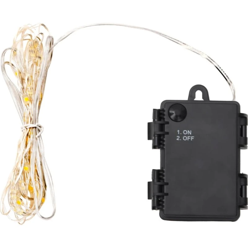 vidaXL LED-lyskæde 90 LED – 900 cm med blæser