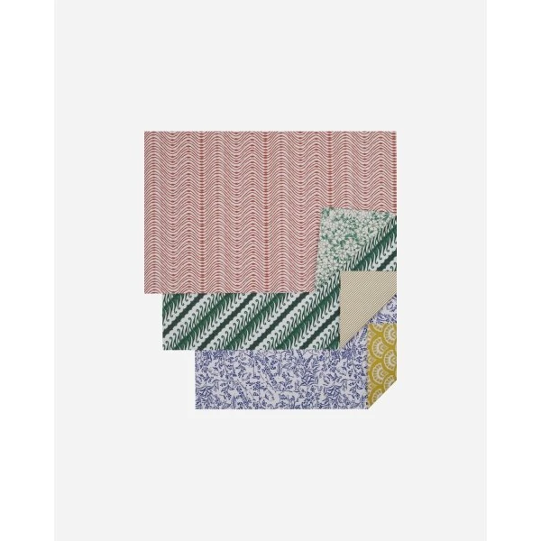 House Doctor Kraftigt gavepapir WRAP, dobbeltsidet, 3 ruller (5 m)