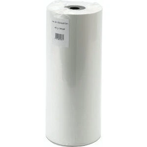 Indpakningspapir hvid m/paprør 33 cm x 400 m, 45 g