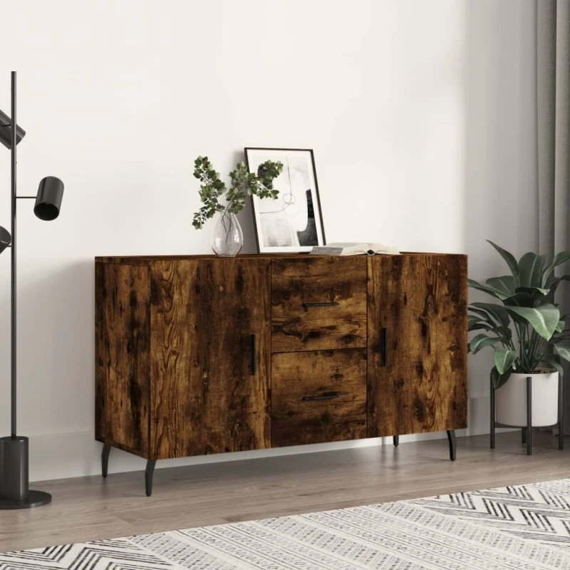 vidaXL skænk 100x36x60 cm, røget egetræsfarve