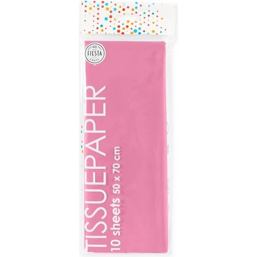 Pink silkepapir, 10 ark - 50 x 70 cm