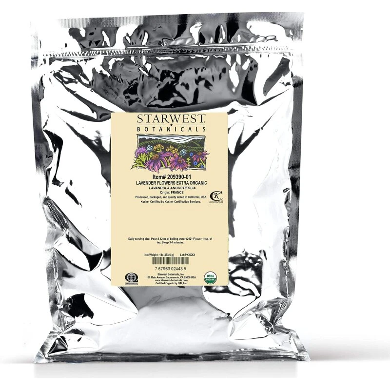 Starwest Botanicals Økologiske Lavendelblomster 453,6 g