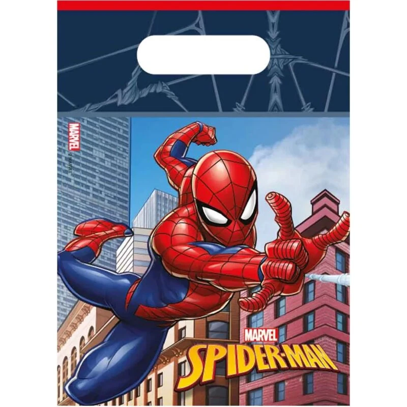 Spider-Man festposer 6 stk. – Crime Fighter, 21 x 16,5 cm