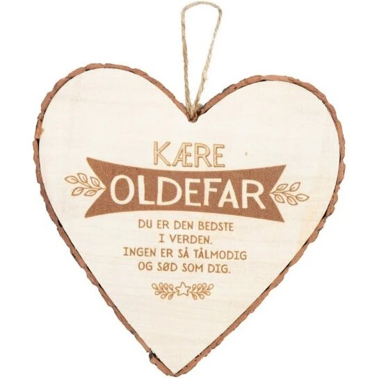 Træhjerte Kære Oldefar