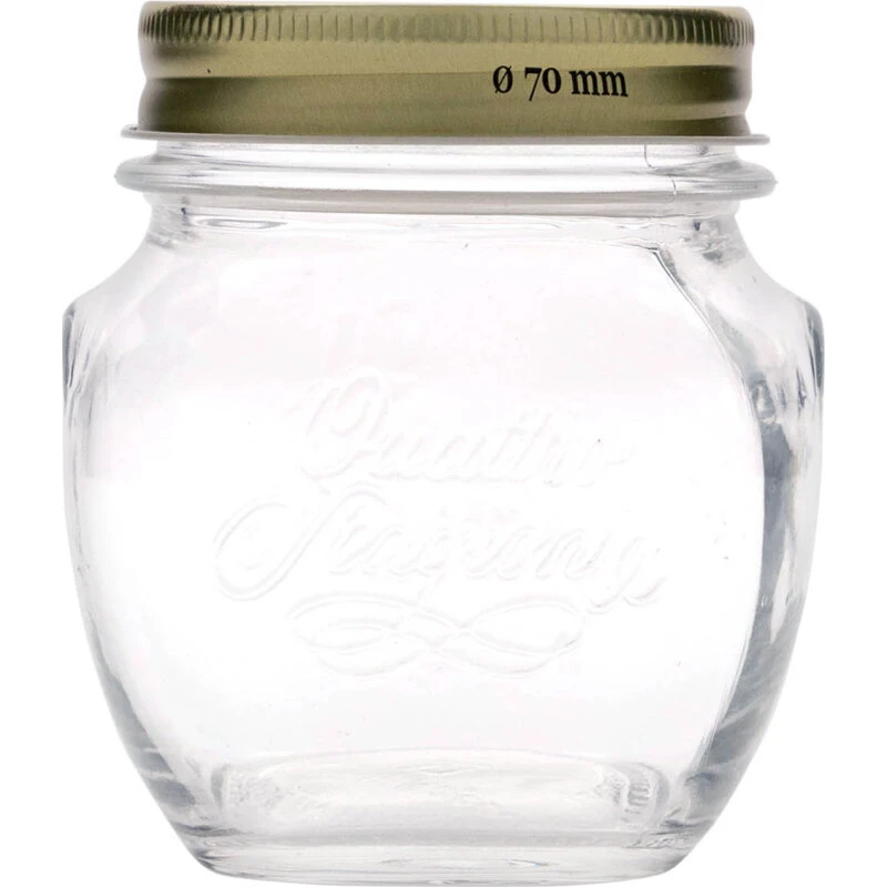 Bormioli Rocco Quattro Stagioni 300 ml opbevaringsglas, skruelåg