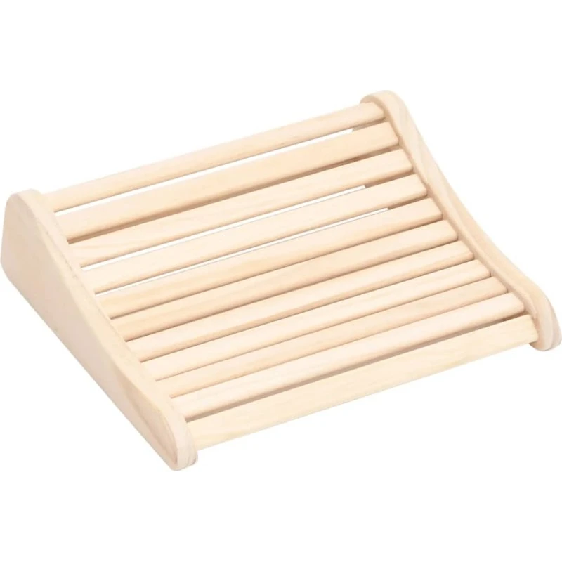 vidaXL nakkestøtte til sauna i massivt fyrretræ