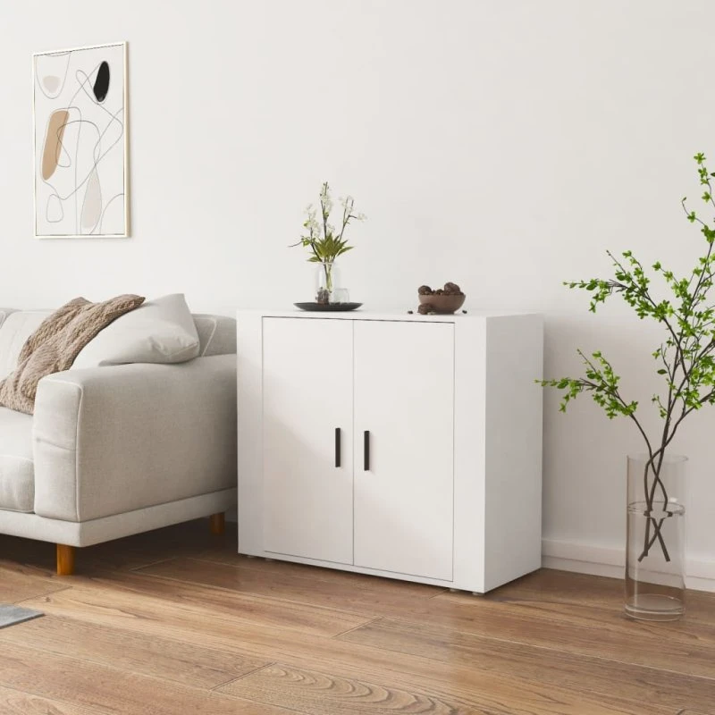 Skænk 80x33x70 cm i konstrueret træ – røget eg