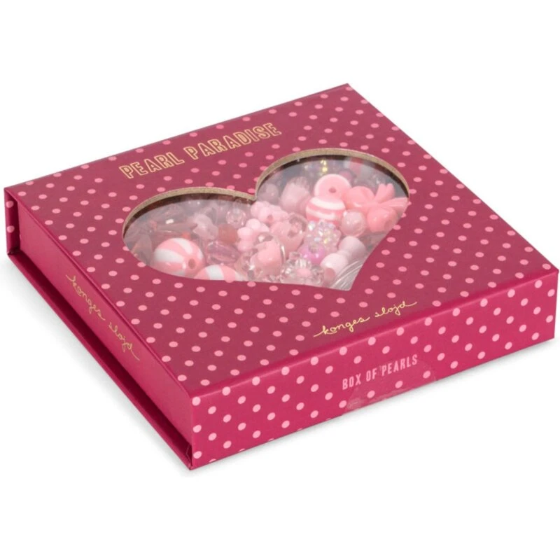 Konges Sløjd Pink Boks med Perler