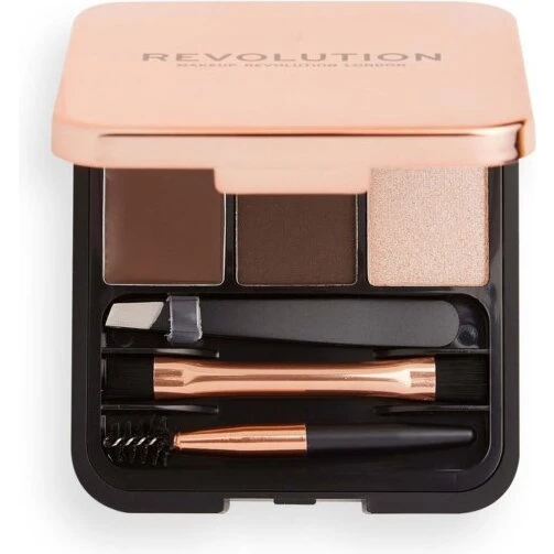 Makeup Revolution Brow Sculpt Kit Dark