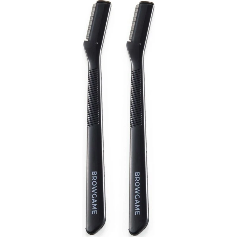 Browgame Øjenbrynskniv Duo (rustfrit stålblad)