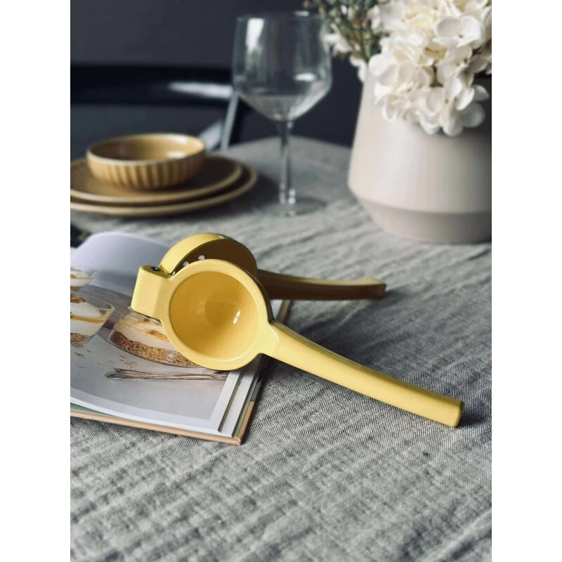 Citronpresser i aluminium, gul 21×7 cm