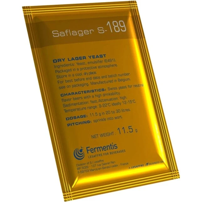 SafLager S-189 11,5 g – universal lagergær