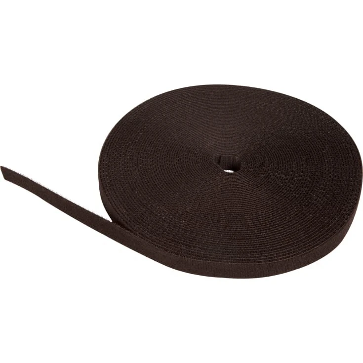 Velcro Bånd 20 mm x 20 m – Sort