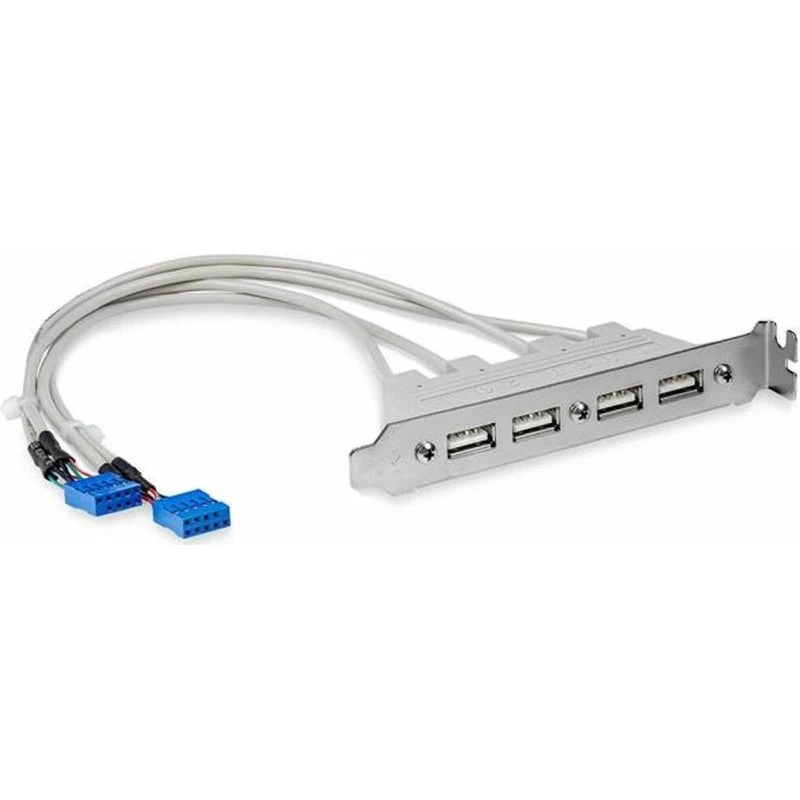 StarTech USBPLATE4 – intern USB-bagplade med 4x USB 2.0