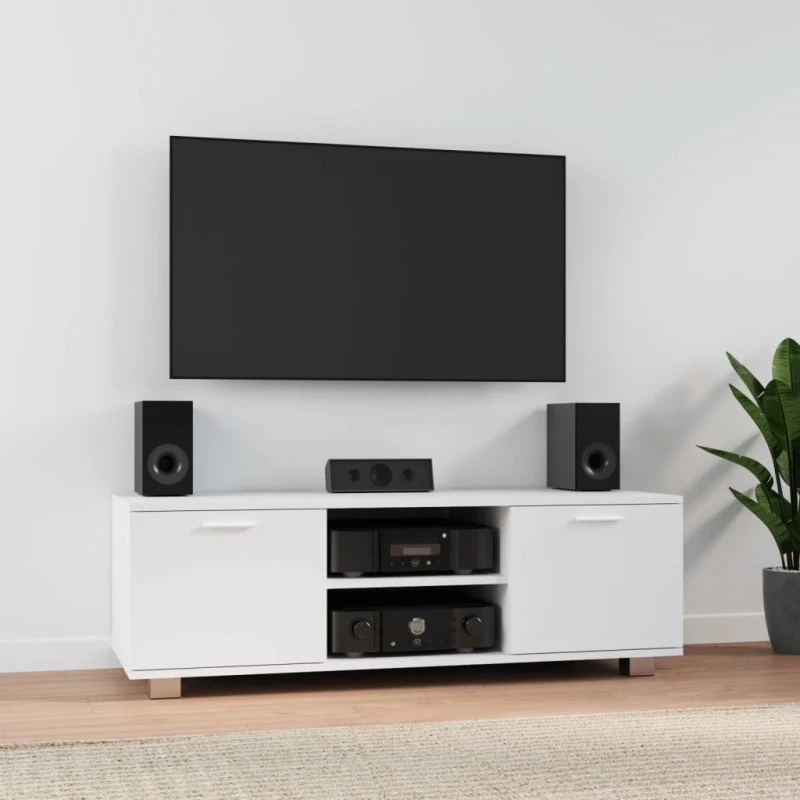 vidaXL TV-bord 120x40,5x35 cm hvid